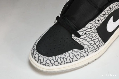 1 Low Black Jordan Retro OG Cement 1119